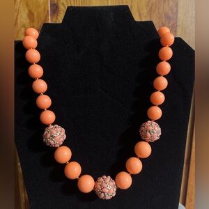 Banana Republic Coral Statement Necklace